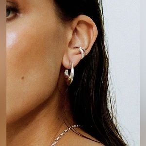 Faris Double Ear Cuff Mini - Sterling Silver